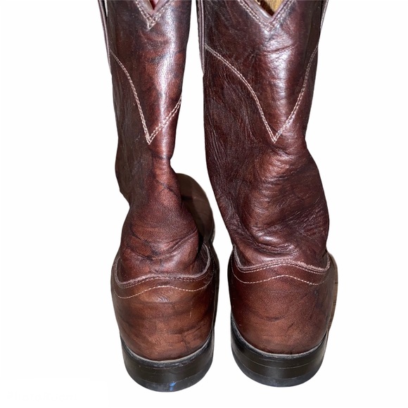 Justin Boots Deerlite Roper Western Boot Men's 7.5 - Picture 5 of 7